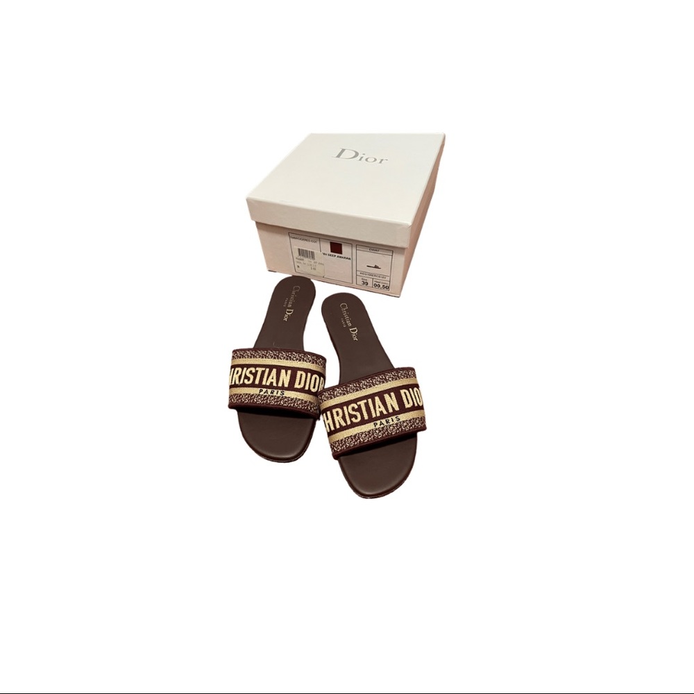 Gently Worn Dior Dway Slides